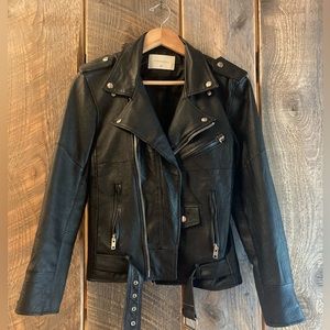 Deadwood recycled leather jacket